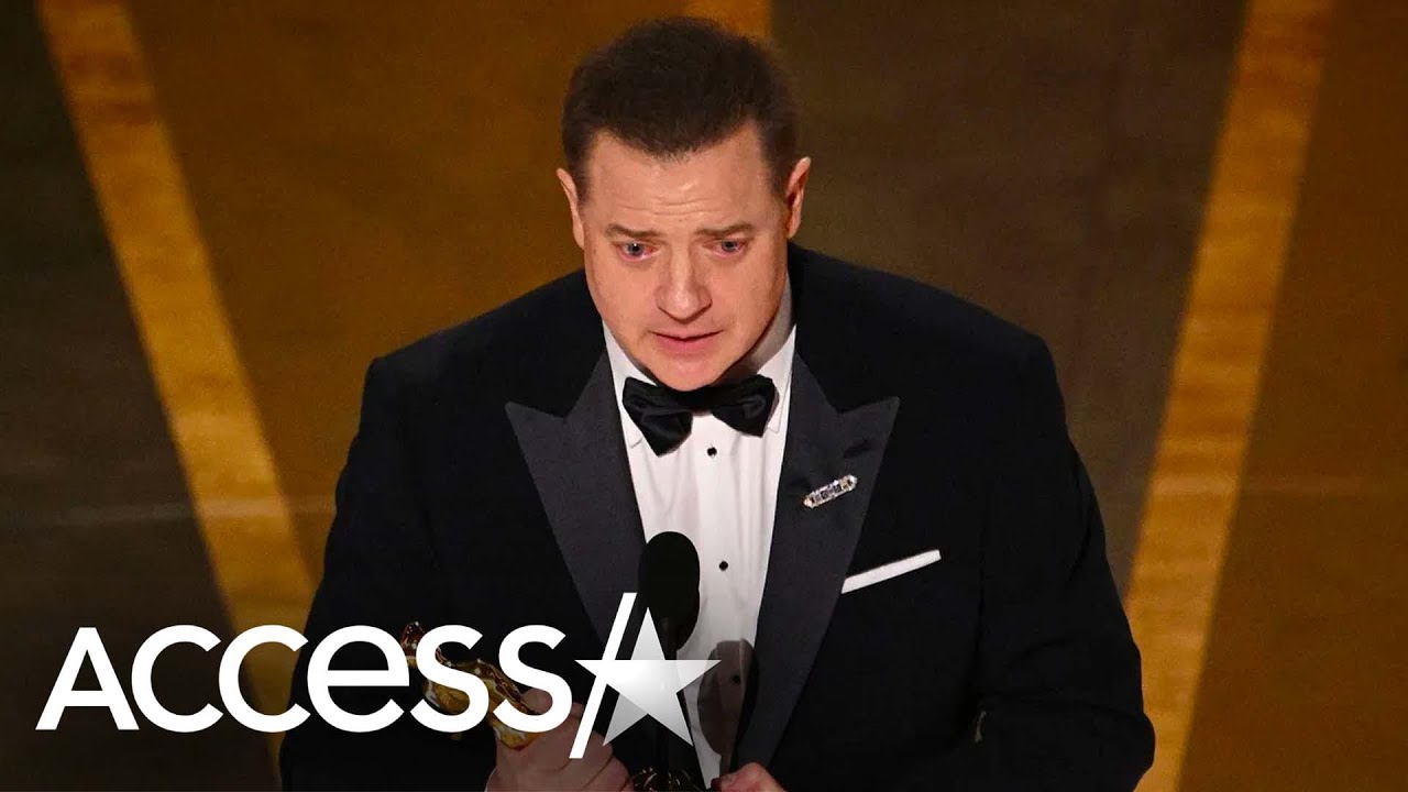 Brendan Fraser Cries In 2023 Oscars Acceptance Speech