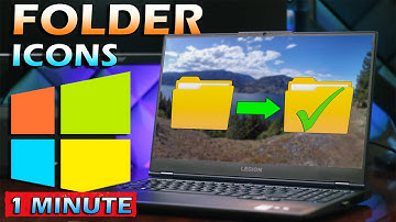 HOW TO CHANGE DEFAULT FOLDER ICON IN WINDOWS | 1 MINUTE