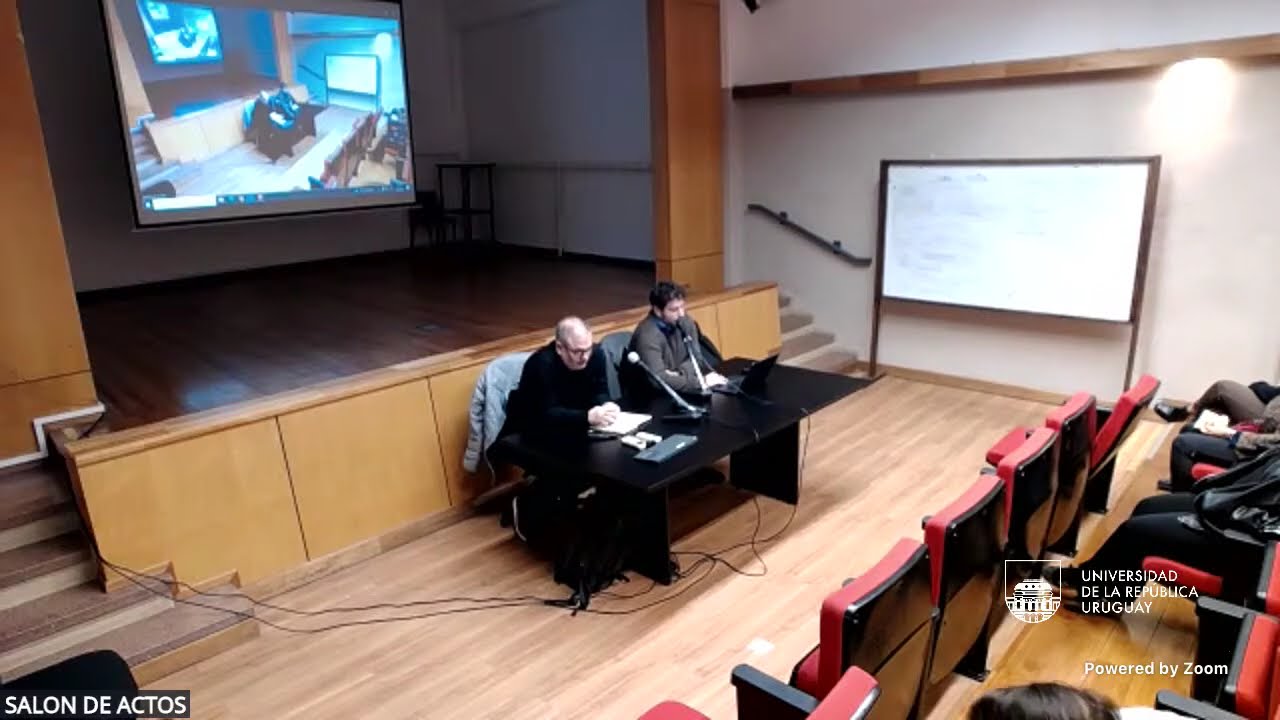 20hr Conferencia Paulo Beer (USP) / 21hr Conferencia Rodrigo de la Fabián (Univ. Diego Portales)