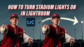 How to turn on stadium lights on in Lightroom