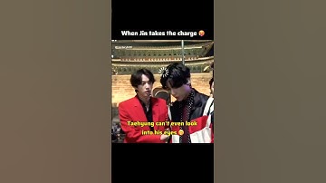 Taejin: When Jin takes the charge #taejin #bts #ytshorts #btsshorts #jin #taehyung