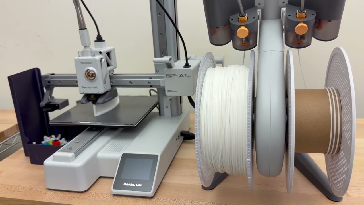 Используйте функцию автоматического пополнения на Bambu Lab AMS Lite.