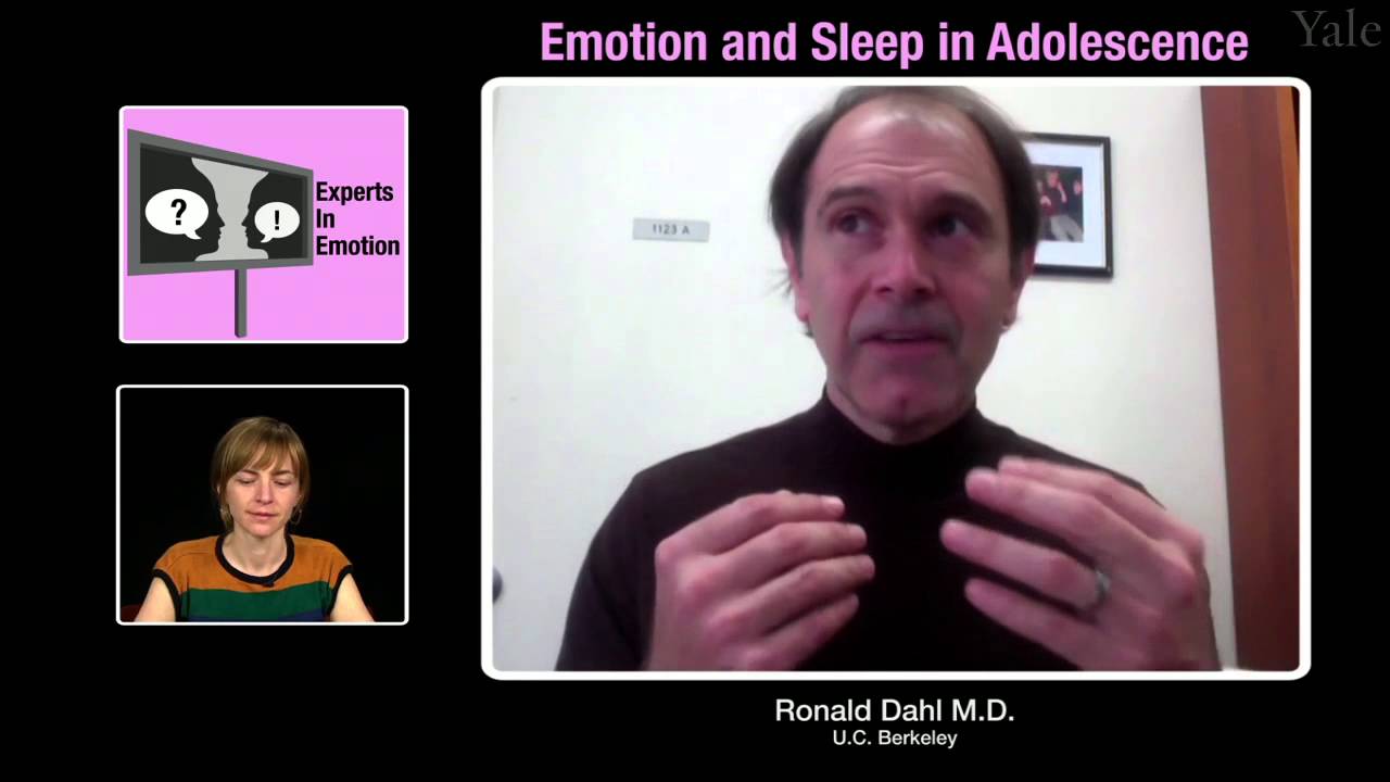 Experts in Emotion 16.1 -- Ronald Dahl on Emotion and Sleep in Adolescence