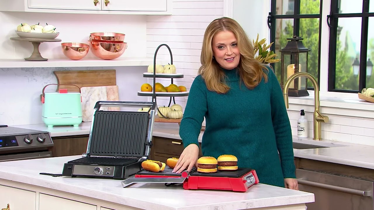 Cook's Essentials Stainless Steel Contact Grill & Panini Maker on QVC