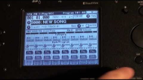 Korg M50: Copying effects from Combis or Programs - In The Studio with Korg