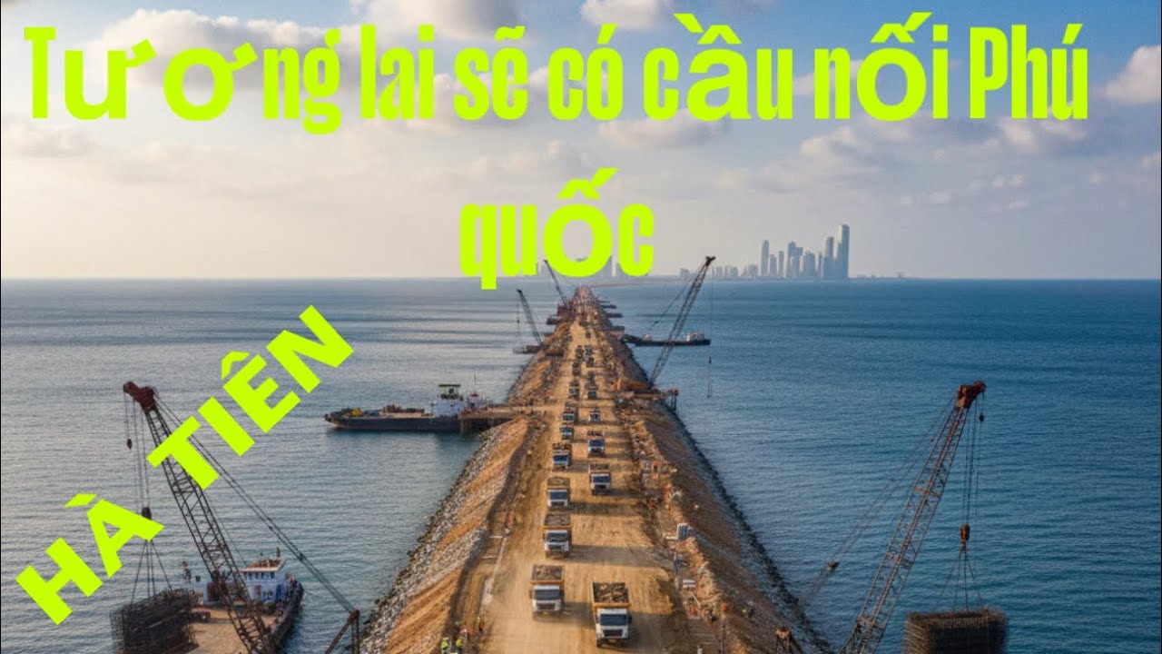 Tương Lai Sẽ Có Cầu Nối Giữa Hà Tiên Phú Quốc Nếu Cầu Vượt Cảng Nước Sâu Hoàn Thành 