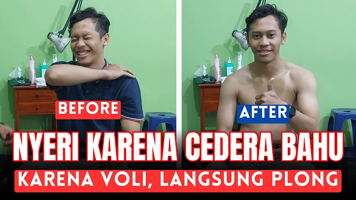 MCO ARIF - NYERI KARENA CEDERA BAHU KARENA VOLI, LANGSUNG PLONG
