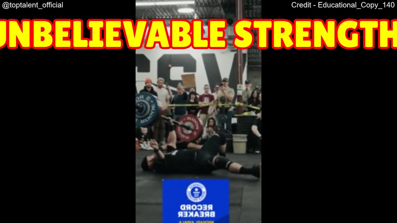 Insane 255lb Turkish Get-Up World Record! 