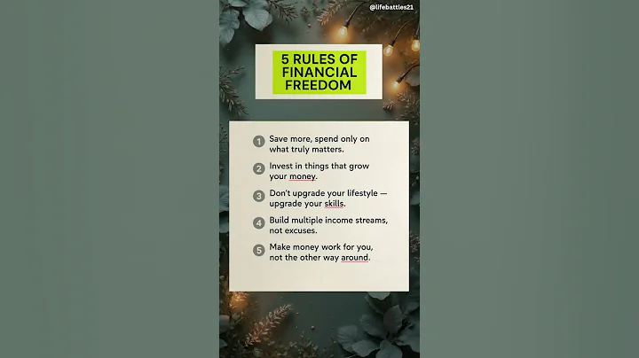 5 Rules of Financial Freedom before 2026 💰. #shorts #moneymindset #financialfreedom #motivation #fyp