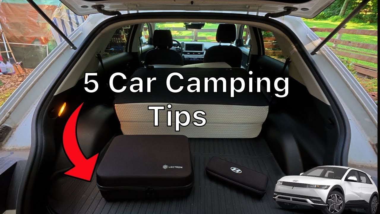 Ioniq 5 Car Camping: 5 Tips You NEED to Know!