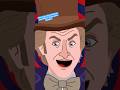 Come with me and you’ll be in a nightmare fueled day dream… #animation #willywonka #wonka #cartoon