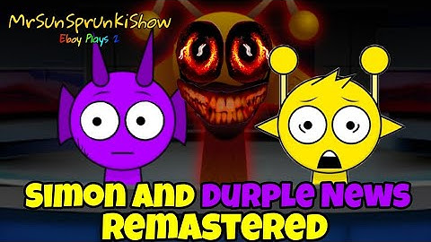 Talking Tom & Ben News but with Simon & Durple [Sprunki: Talking Simon & Durple News REMASTERED]