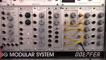 Doepfer A144 Morph Controller Audio Demo Part Two-Basic Waveshaping Continued