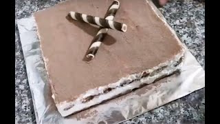 تحلية ام وليد : تيراميسو اقتصادي وبطريقة سهلة - Recette Tiramisu Oum Walid