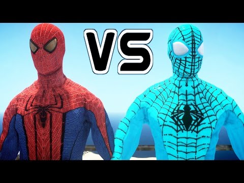 The Amazing Spider-Man vs The Amazing Blue Spiderman