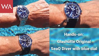 Download Lagu Hands-on: Glashütte Original SeaQ. New! With with a beautiful blue dial. MP3