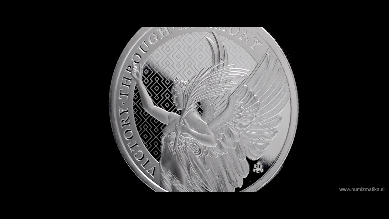 Saint Helena: 2 XCD 2020 - 1oz .999 Ag BU - QUEEN'S VIRTUES - VICTORY