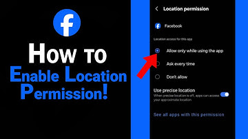 How to Enable Location Permission on Facebook [NEW]
