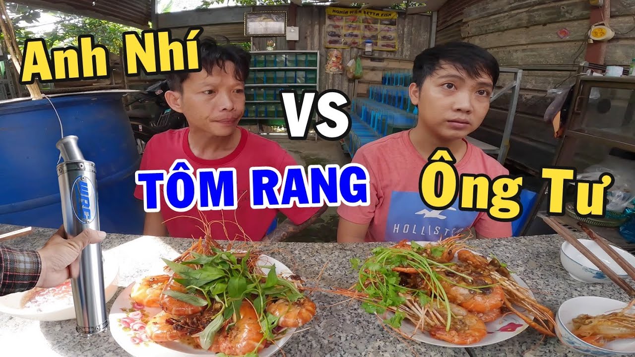 Cuộc thi nấu ăn TÔM RANG giữa Anh Nhí Betta và Ông Tư Báo