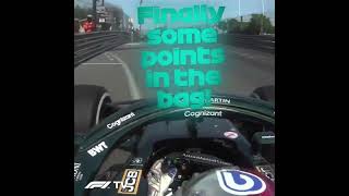 Sebastian Vettel celebrates finishing P5... | F1 Radio Guide