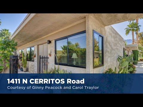 1411 N CERRITOS Road, Palm Springs, CA home video tour