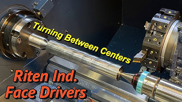 Riten Industries Face Driver, Turning Between Centers