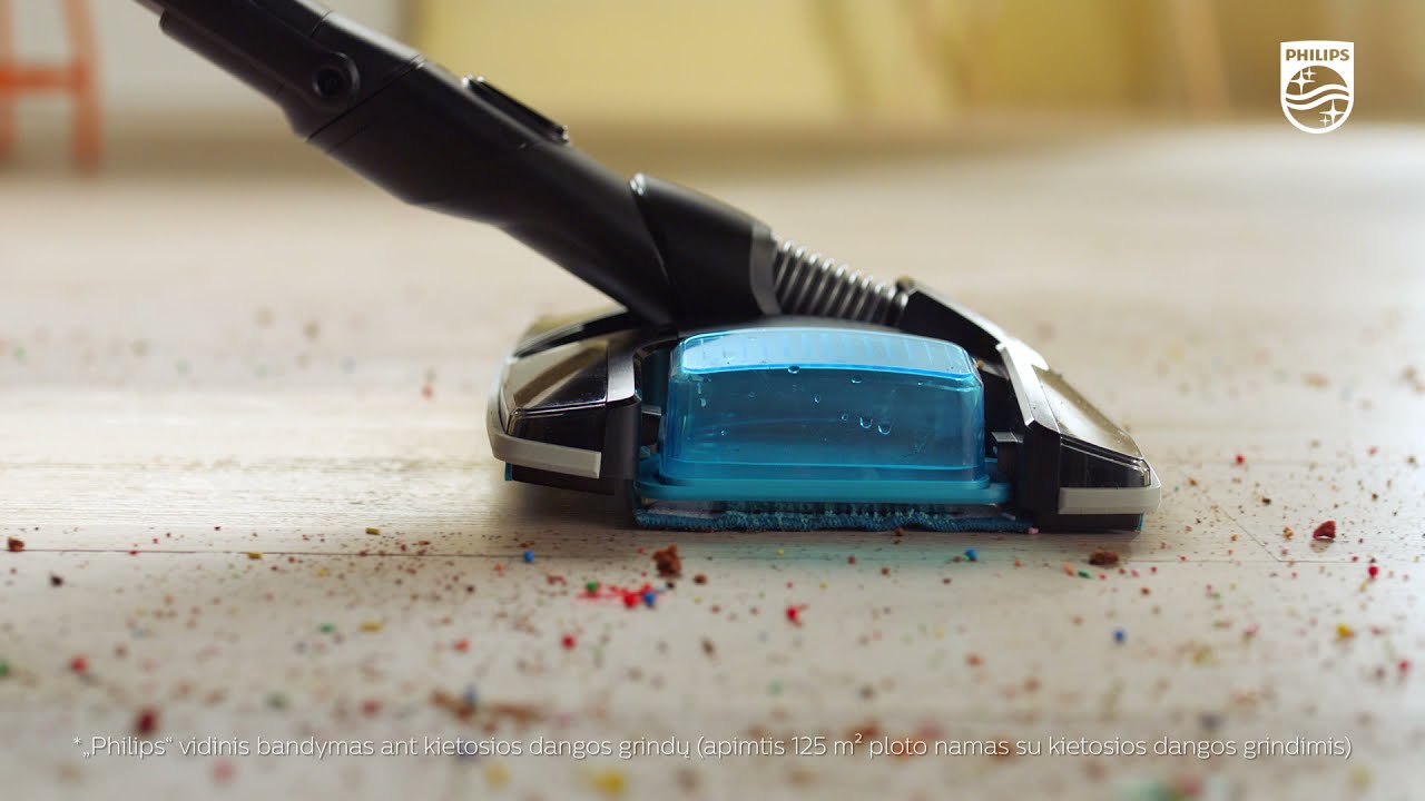 Philips 8000 Aqua Plus belaidis dulkių siurblys - YouTube