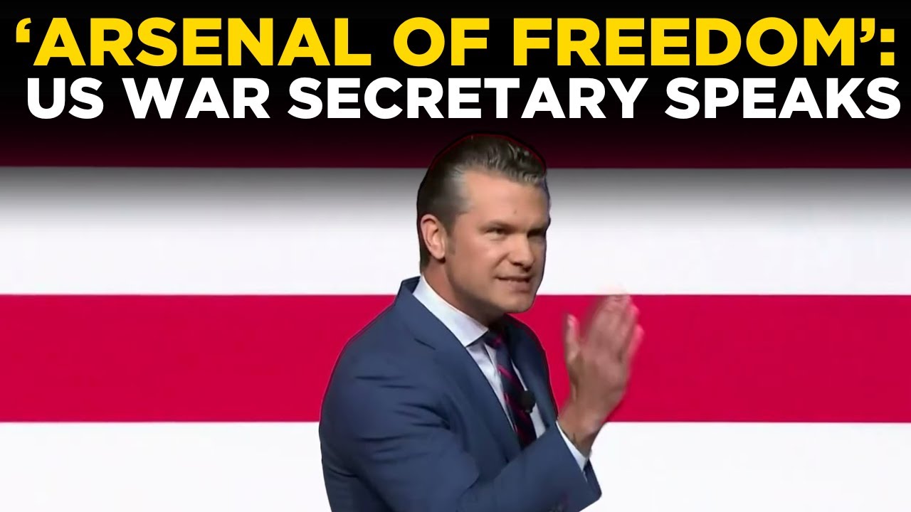 US NEWS LIVE | Pete Hegseth's 'Arsenal Of Freedom' Speech: War Secy Vows To Transform US