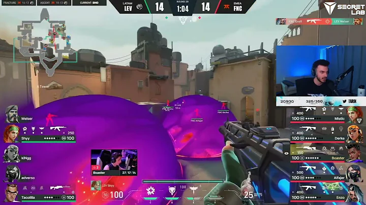 Tarik reaction to Fnatic Boaster crazy op 4k in OT