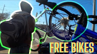Giving away FREE bikes to people in need! *my favorite video to date*