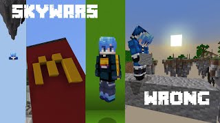 Playing Skywars WRONG