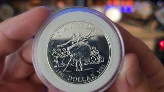 Complete Set of Canadian Silver Dollars 1992 to 2002