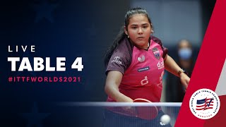 LIVE! - Table 4 | World Table Tennis Championships Houston 2021