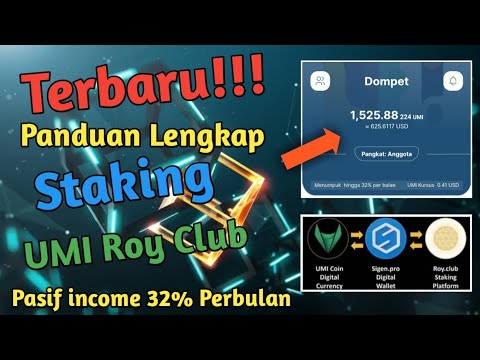 Panduan Lengkap Staking Crypto UMI Roy Club Terbaru!!