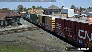 CSX Transportation 529 & 472 Freight Train
