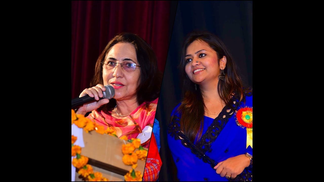 Aisha Ayub & Tara Iqbal / Mukhaatib / Raushnaai-Bazm.e.Sukhan - YouTube