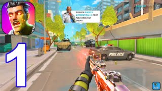 Zombie Horde - Gameplay Walkthrough Part 1 Tutorial District 1 Zombie Defense (Android, iOS) screenshot 4