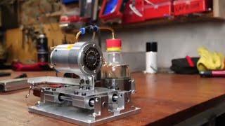 micro jet engine: turning_the_turbine_and_stand: I'm preparing for the grand test:#engineering