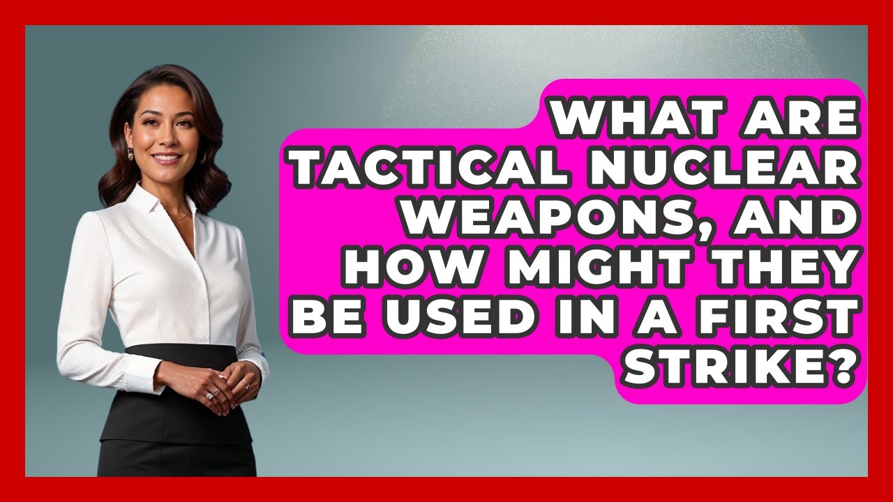What Are Tactical Nuclear Weapons, And How Might They Be Used In A First Strike?