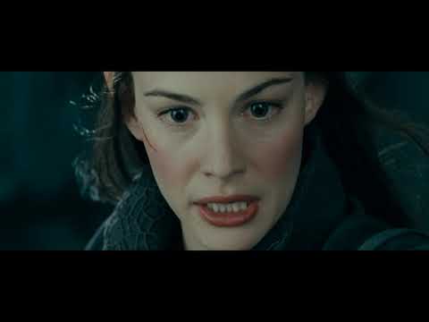 Lord of the Rings  - Lady Arwen VS The Ring Wraiths Scene 4K