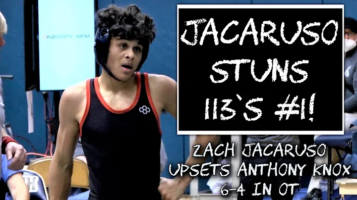 Delaware Valley's Zachary Jacaruso stuns national #1 Anthony Knox | 113 lb. Escape the Rock Final