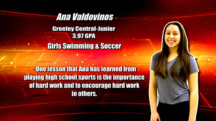 District 6's Student Athlete of the Week-Ana Valdo...