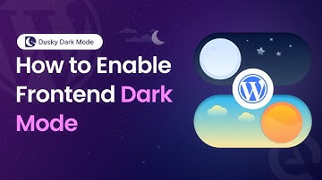 How to Enable Frontend Dark Mode in Dusky Dark Mode WordPress Plugin