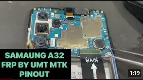 Samsung A32 A325F ANDROID 13 Frp Unlock Via Test Point By UMT
