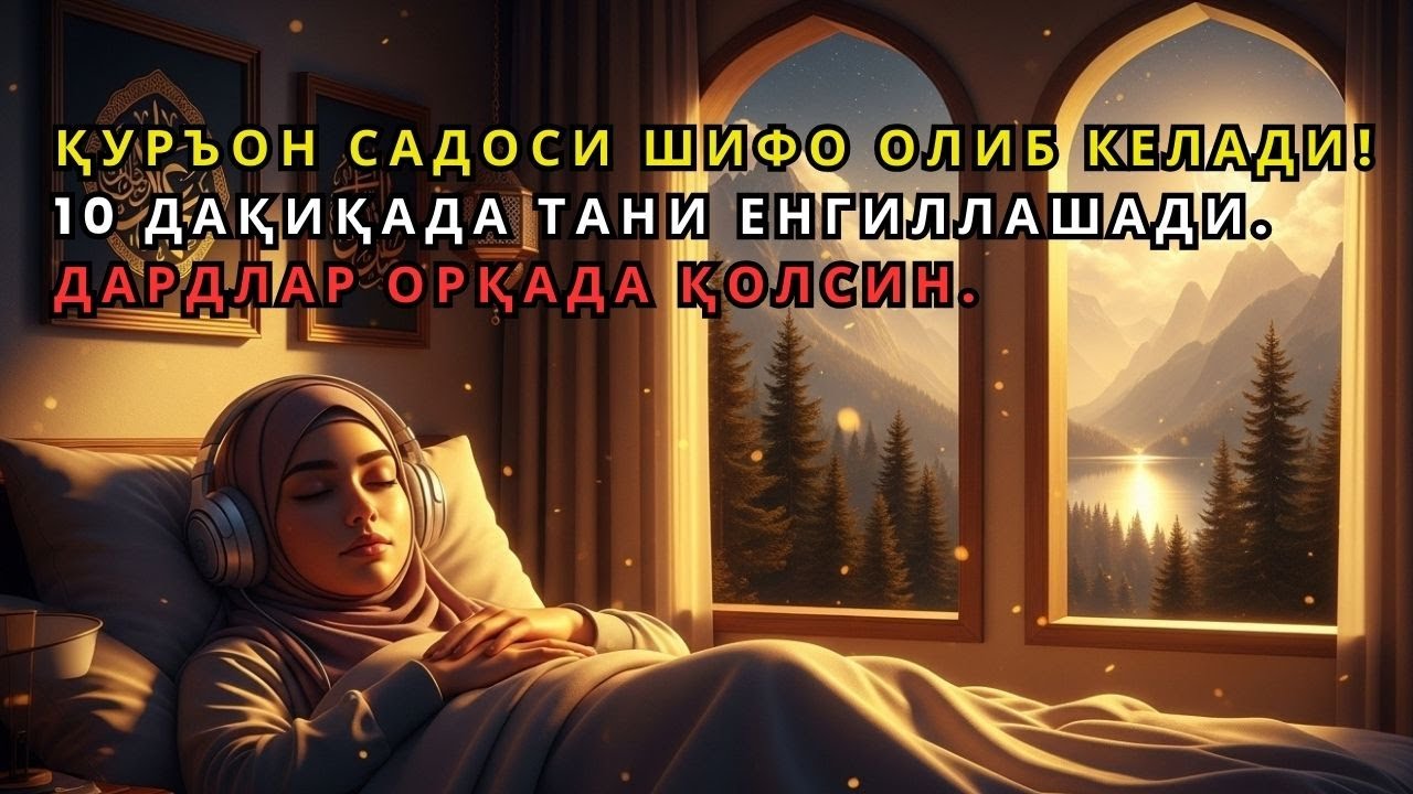 ҚУРЪОН ШИФОСИ! ҲАР ҚАНДАЙ ДАРД ВА ОГРИҚ УЧУН ДАВО, НАЗАР ВА БАЛОЛАРДАН ҲИМОЯ