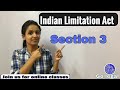 Bar of Limitation || Section 3 of Limitation Act || Go legal