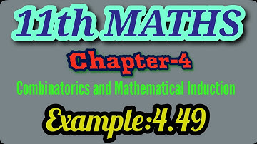 11th MATHS/Ch:4/Example:4.49