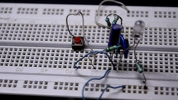 How to make a Push-On Push-Off Switch | Latch Circuit | 555 Timer Project