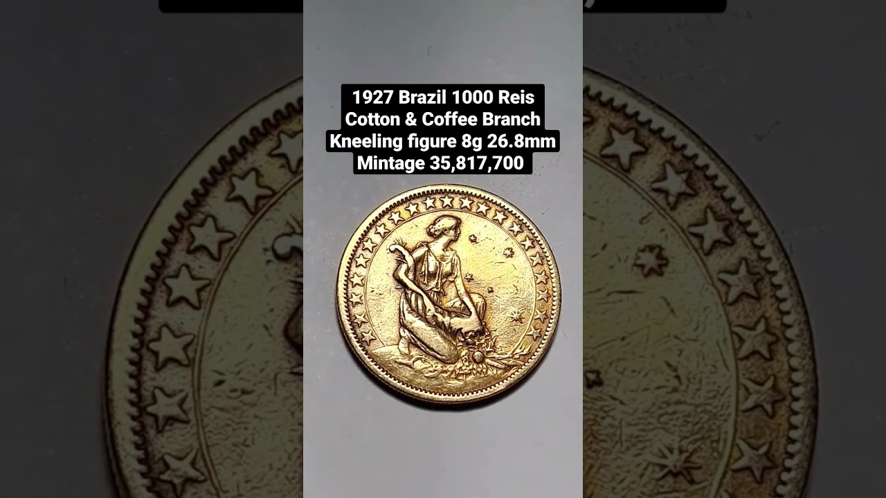 1927 Brazil 1000 Reis