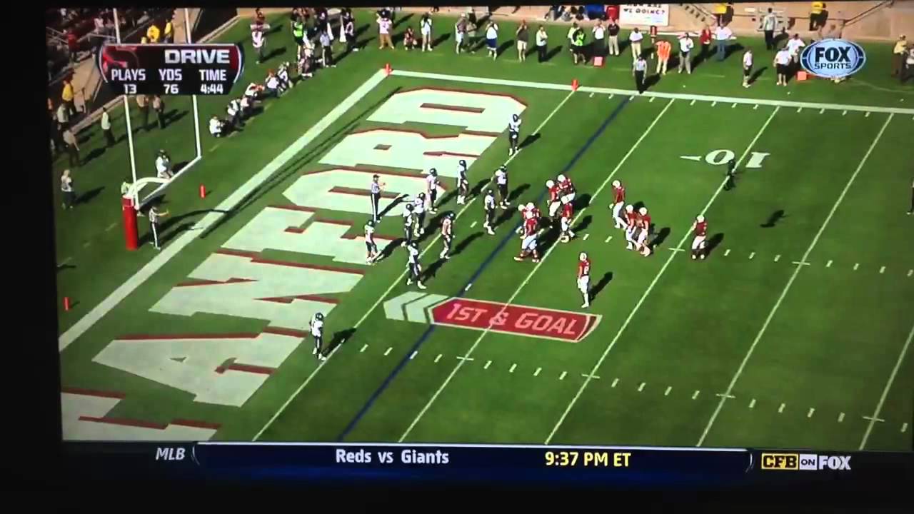 Stanford game-tying TD. vs Arizona 2012